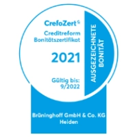 Zertifikat: CrefoZert Bonitätszertifikat